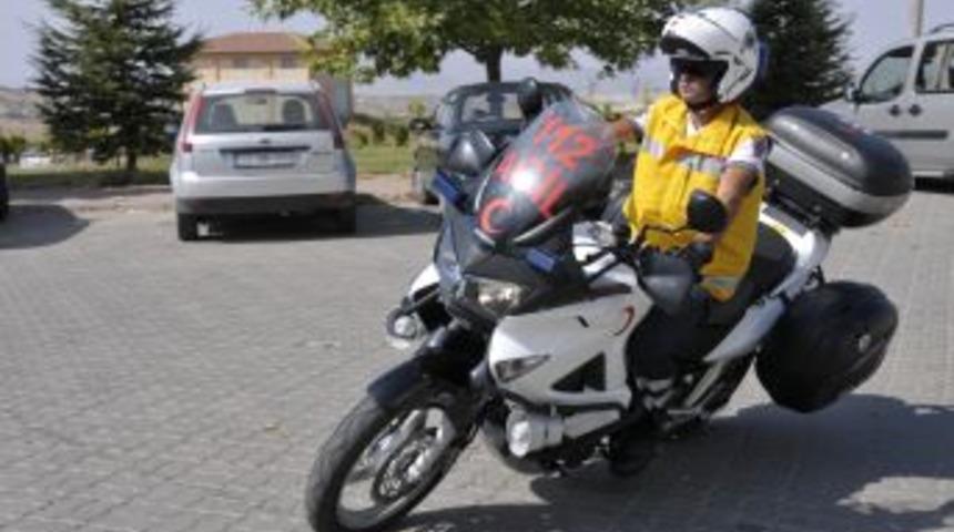 Kapadokya&rsquo;da motosiklet ambulans hizmette