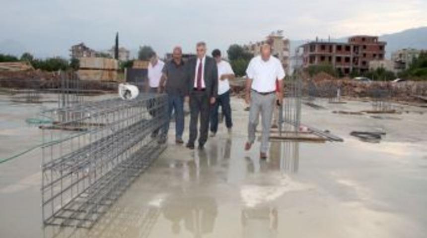 D&ouml;şemealtı&rsquo;na kapalı spor salonu temeli atıldı