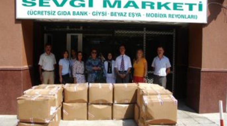 Emniyet teşkilatı hanımlarından Sevgi Market'e destek