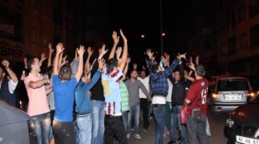 Trabzonsporlular Inter galibiyetinin coşkusunu yaşıyor