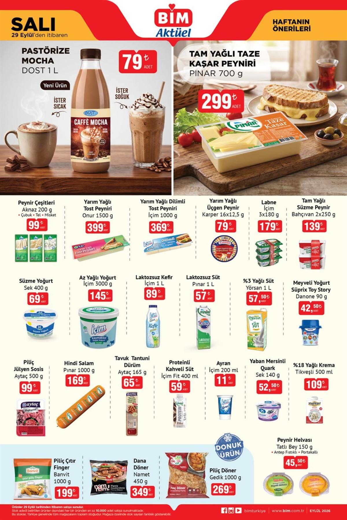 BİM e waffle makinesi geliyor! 29-30 Eylül 2026 BİM Aktüel Kataloğu 1