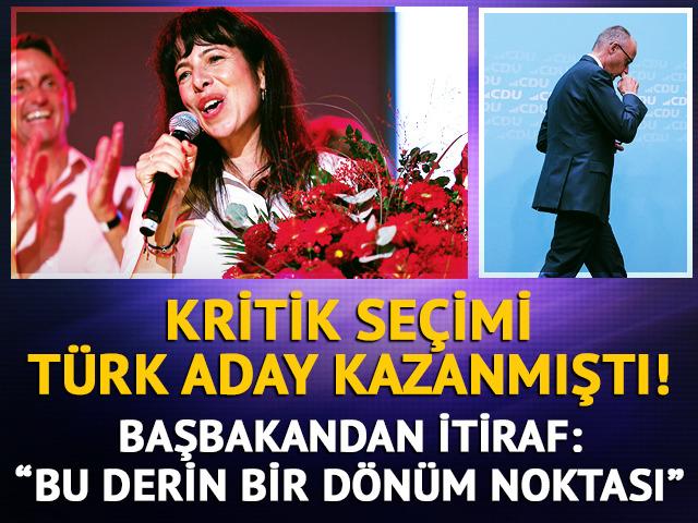 Berlin'de se&ccedil;imi Elif Eralp'ın partisi kazanmıştı! Başbakan Merz: "Bu ağır bir darbe"