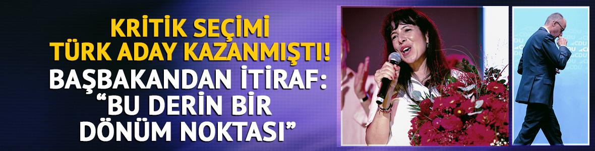 Se&ccedil;imi Elif Eralp'ın partisi kazanmıştı! Başbakan Merz: "Bu ağır bir darbe"