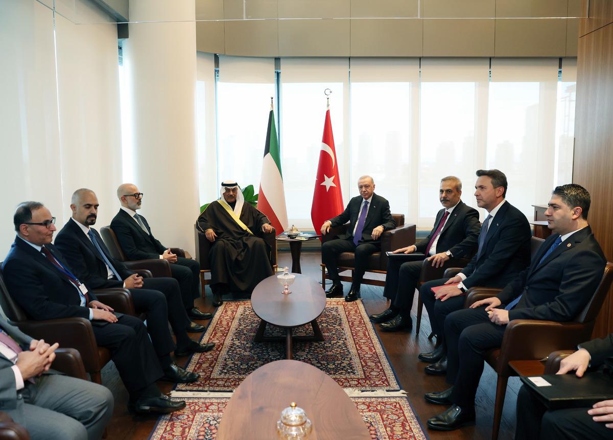 Cumhurbaşkanı Erdoğan, Kuveyt Veliaht Prensi Sabah ile g&ouml;r&uuml;şt&uuml; 2
