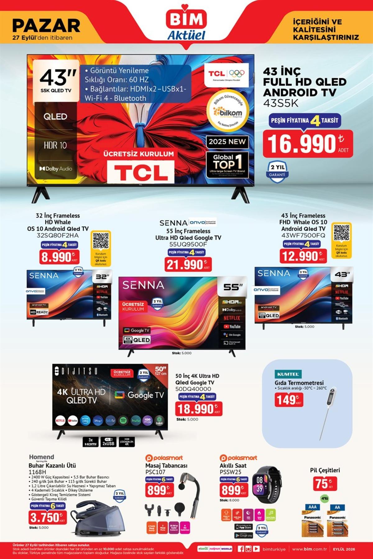 BİM e Philips kahve makinesi geliyor! 22-23-25-27 Eylül BİM Aktüel Kataloğu 10