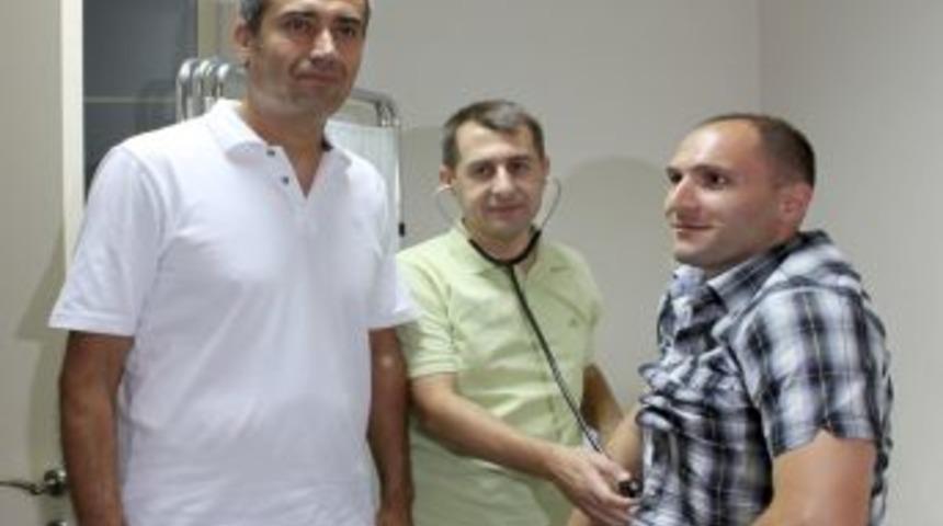 Manisaspor teknik kadrosu sağlık kontrol&uuml;nden ge&ccedil;irildi