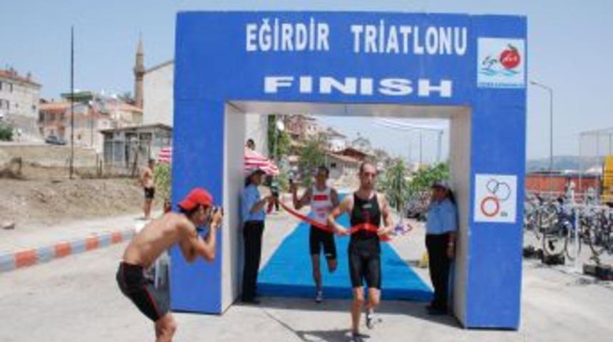 Eğirdir&rsquo;de Triatlon heyecanı