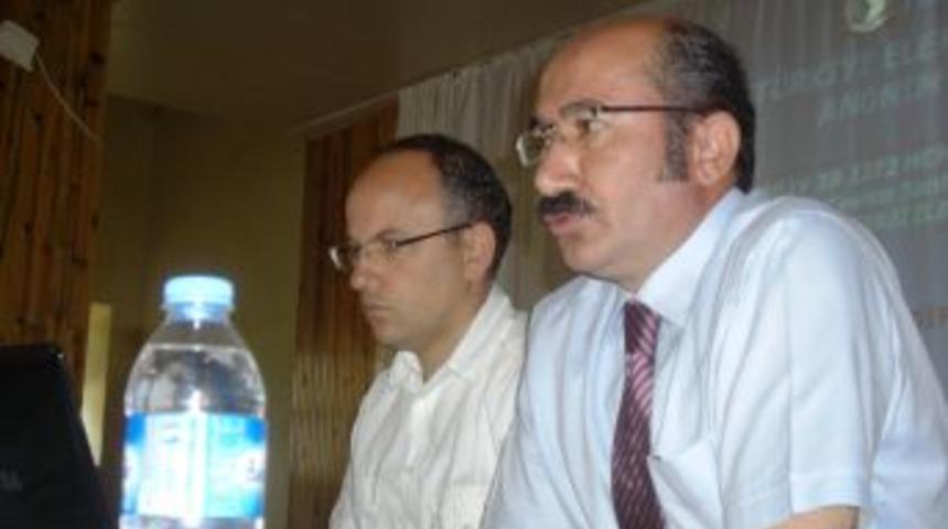 Termik santrallerin &Ccedil;ED bilgilendirme toplantısını &ccedil;evreciler protesto etti