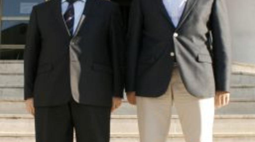 Kaymakam Şahin&rsquo;den, D&uuml;ndar&rsquo;a veda ziyareti