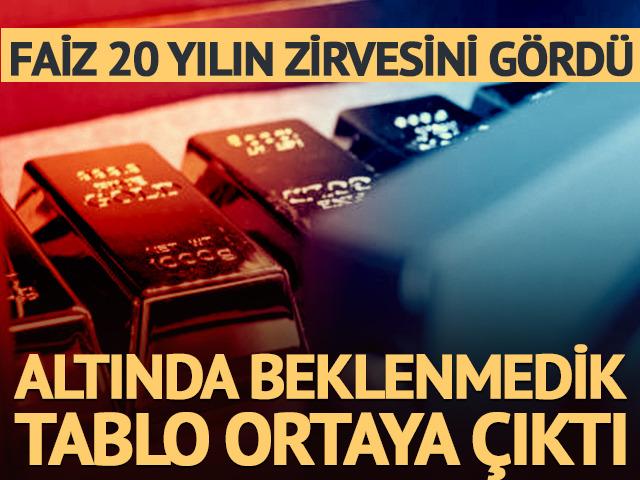 Y&uuml;ksek faiz altını vurmadı! Yatırımcıların yeni hamlesi dikkat &ccedil;ekti