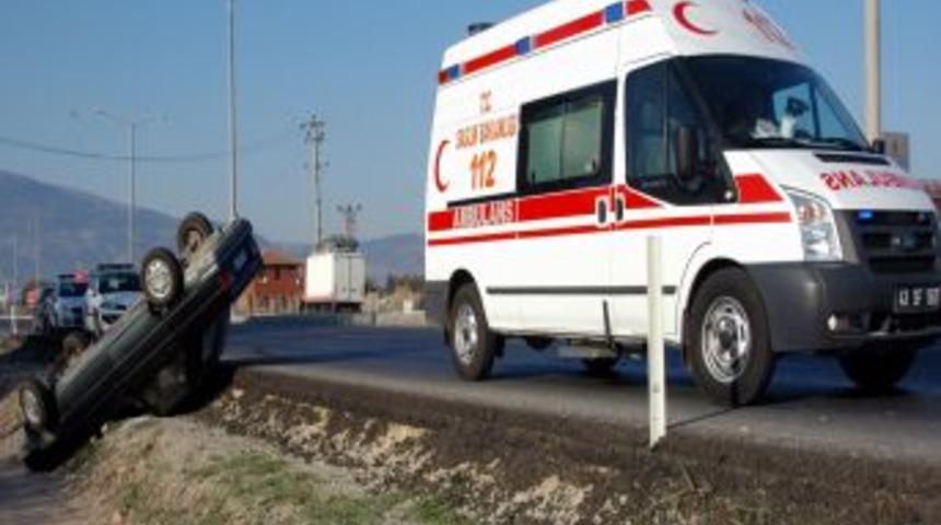K&uuml;tahya'da trafik kazası: 1 yaralı