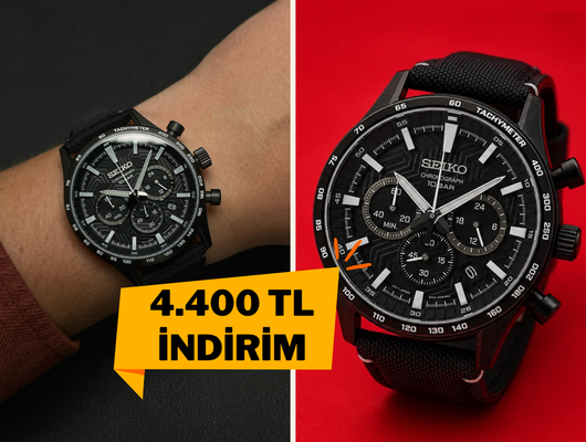&Ccedil;izilmez safir camı ve su ge&ccedil;irmez: Seiko saat fırsatını ka&ccedil;ırmayın