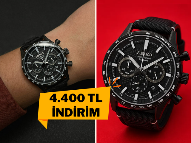 &Ccedil;izilmez safir camı ve su ge&ccedil;irmez: Seiko saat fırsatını ka&ccedil;ırmayın