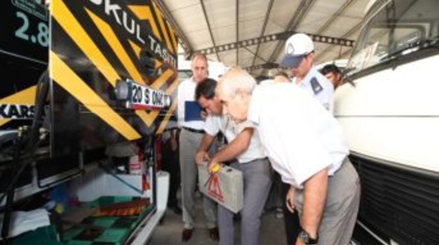 Denizli&rsquo;de okul servisleri denetlendi