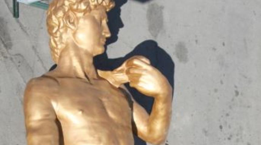 Eskişehir&rsquo;de yapılan &lsquo;Davud&rsquo; heykeli Amerika&rsquo;ya g&ouml;nderiliyor