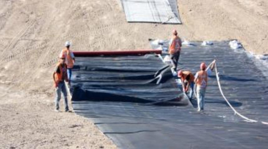 Kışın kar suları biriktirilip yazın sulamada kullanılıyor