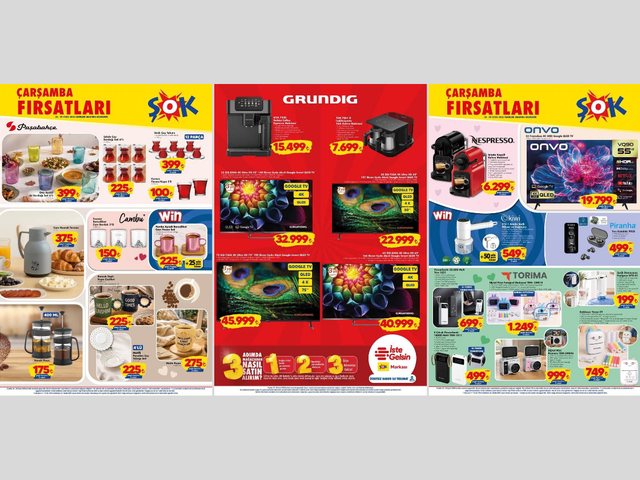 ŞOK'a kahve makinesi geliyor! 23-29 Eyl&uuml;l 2026 ŞOK Akt&uuml;el Kataloğu