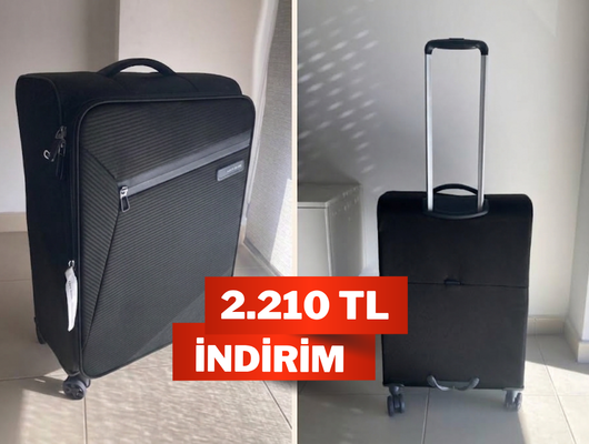 Şık, hafif ve g&uuml;venli: Samsonite valizde indirim başladı