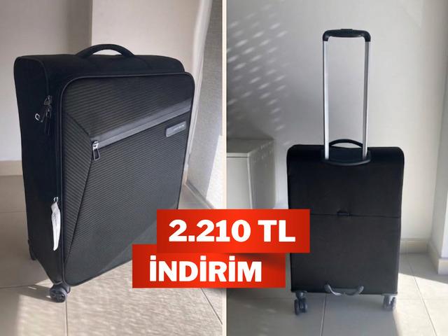 Şık, hafif ve g&uuml;venli: Samsonite valizde indirim başladı