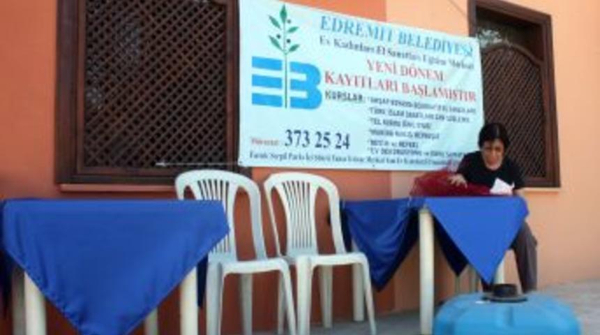 Edremit&rsquo;te el sanatları kurs kayıtları başladı.