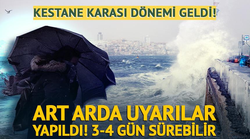 Kestane Karası d&ouml;nemi geldi! Art arda uyarılar yapıldı: 3-4 g&uuml;n s&uuml;rebilir