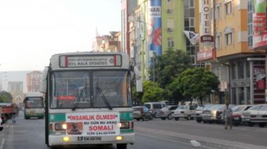 Halk otob&uuml;s&uuml; esnafı 3 g&uuml;nl&uuml;k gelirini Somali&rsquo;ye g&ouml;nderecek