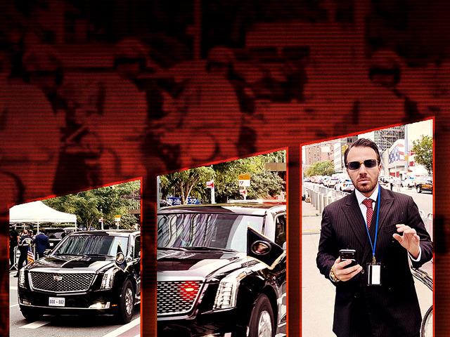 Trump'ın konvoyunda dikkat &ccedil;eken detay