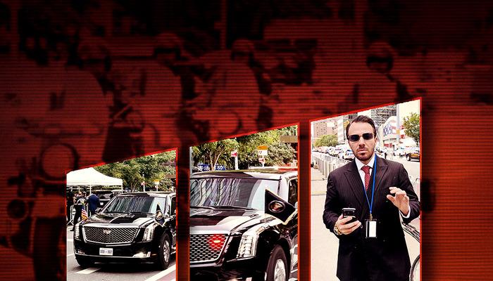 Trump'ın konvoyunda dikkat &ccedil;eken detay