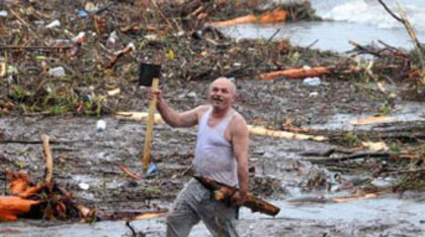 Kışlık yakacaklar denizden