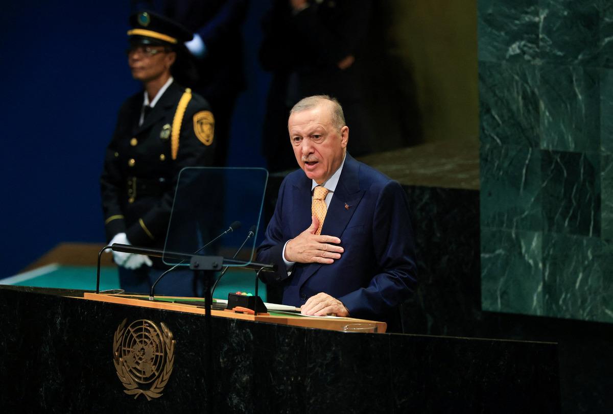 Cumhurbaşkanı Erdoğan dan BM Genel Kurulu nda tarihi mesajlar: "Dünya 5 ten büyüktür" 2