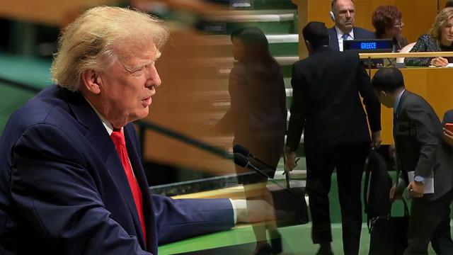 Trump'ın konuşması K&uuml;ba heyetini kızdırdı