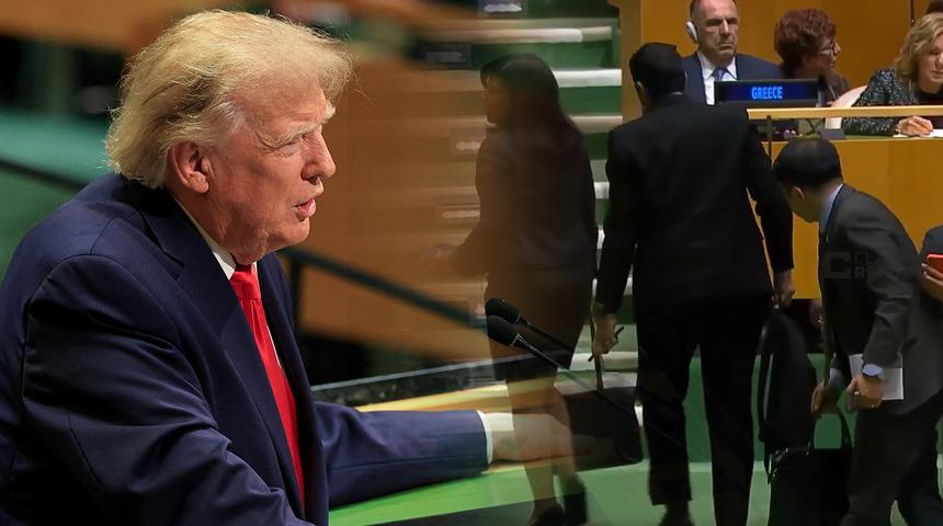 Trump'ın o ifadeleri K&uuml;ba heyetini kızdırdı! BM Genel Kurulu'nda g&uuml;ndem olan anlar