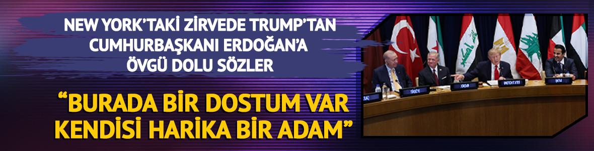 ABD Başkanı Trump: "Cumhurbaşkanı Erdoğan harika bir adamdır"