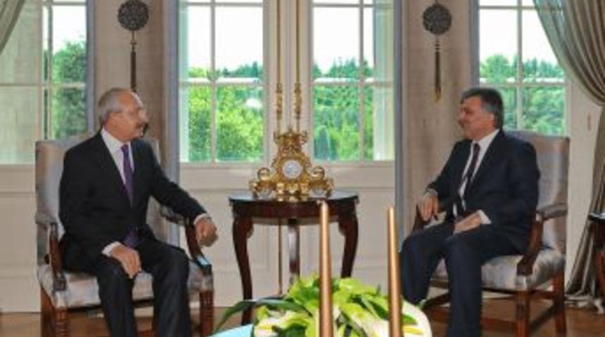 Cumhurbaşkanı G&uuml;l, Kılı&ccedil;daroğlu ile g&ouml;r&uuml;şt&uuml;