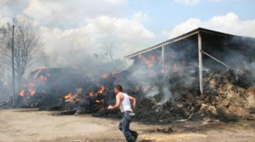 K&ouml;y yanmaktan son anda kurtuldu