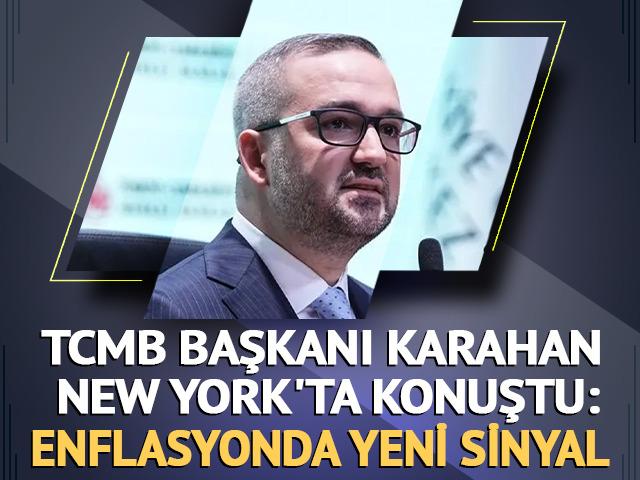 Merkez Bankası Başkanı Karahan'dan ABD'de enflasyon mesajı