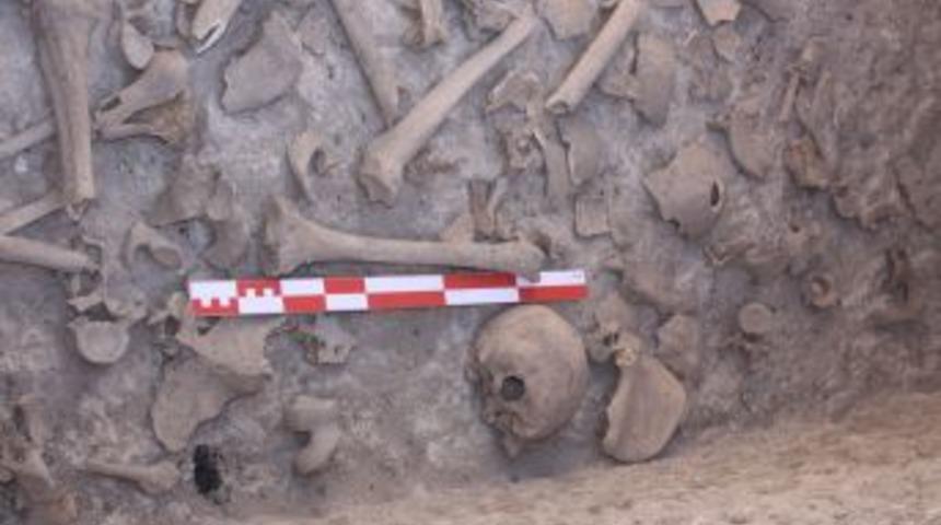 Hadrianaupolis Antik Kenti'nde insan iskeletleri bulundu