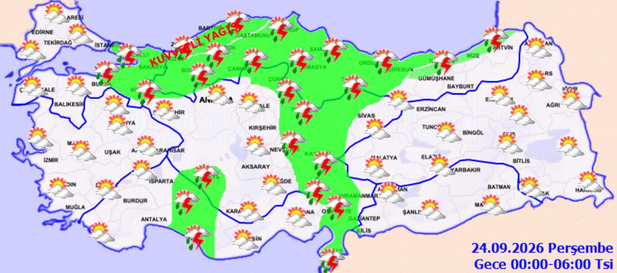 Meteoroloji’den İstanbul dahil 14 il için uyarı: Saat saat açıkladı! Fırtına ve kuvvetli sağanak geliyor 4