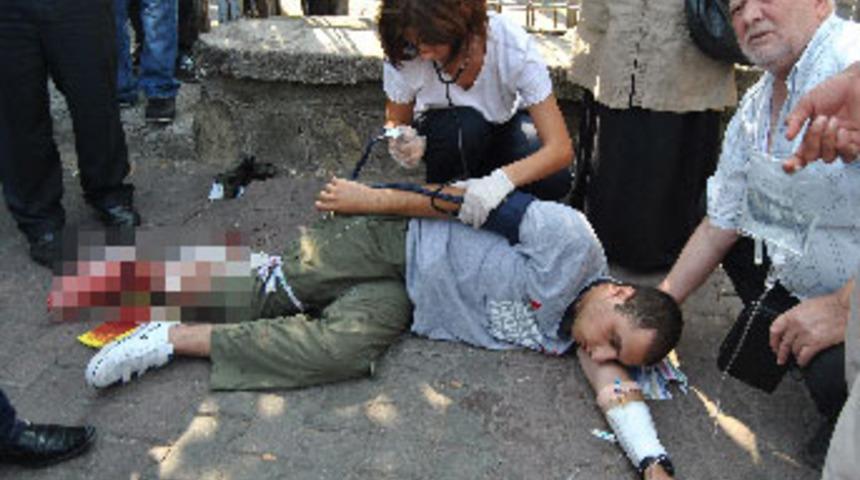 Kadık&ouml;y'de tinerci dehşeti