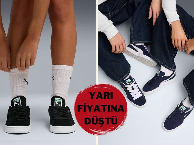 Zamansız tarz, şok fiyat! Puma Suede indirimde