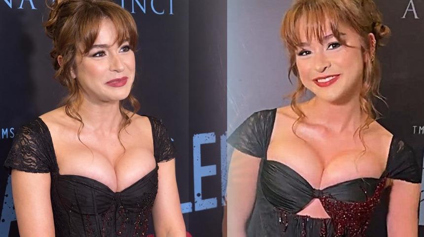 Galaya dekoltesi damga vurmuştu! Asena Keskinci'nin yönetmen sevgilisi ortaya çıktı 