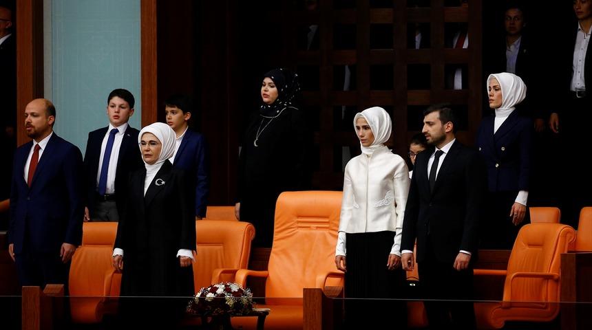 Cumhurbaşkanı Erdoğan'ın TBMM'deki yemin töreninde oğlu Ahmet Burak Erdoğan yer almadı