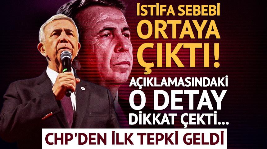 Mansur Yavaş'ı istifaya g&ouml;t&uuml;ren s&ouml;zler! CHP'den karara ilk tepki geldi