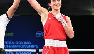 Boks şampiyonasında gizem &ouml;zer &ccedil;eyrek finali ge&ccedil;ti