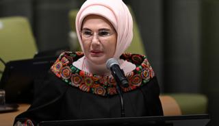 Emine Erdoğan, "UEA Y&uuml;ksek D&uuml;zeyli Enerji D&ouml;n&uuml;ş&uuml;m&uuml; Diyaloğu Toplantısı"nda konuştu