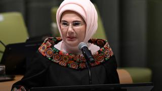 Emine Erdoğan, UEA Yüksek Düzeyli Enerji Dönüşümü Diyaloğu Toplantısında konuştu