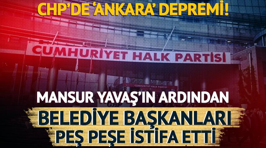 Yavaş sonrası 8 CHP'li belediye başkanı daha CHP'den istifa etti!