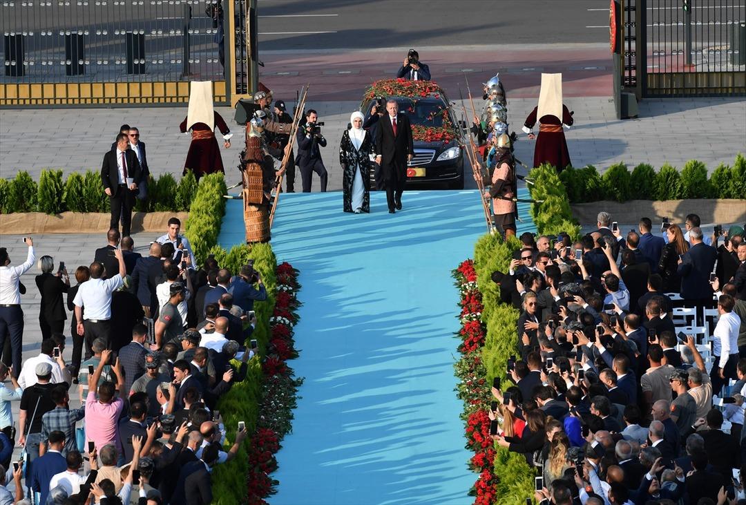 Cumhurbaşkanlığı K&uuml;lliyesi'ndeki "tarihi t&ouml;ren"