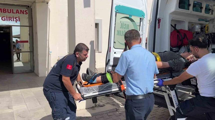 Adıyaman besni il&ccedil;esinde kaza sonucu yaralanmalar