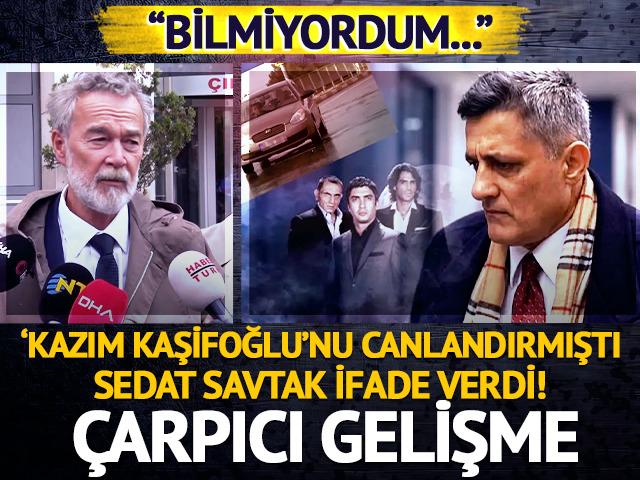 Kurtlar Vadisi Pusu'daki 'Kazım Kaşifoğlu'nu canlandıran Sedat Savtak ifade verdi! "Bilmiyordum..."